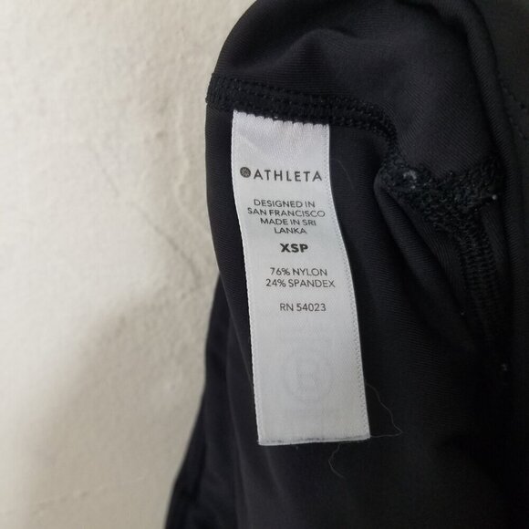 Athleta Crop Leggings Black Size XSP - Picture 9 of 9